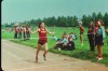 Piirkonna spordivõistluste naiste 400m jooksu võidukas lõpp- Sirje Reva, Suure-Jaani staadionil  ...